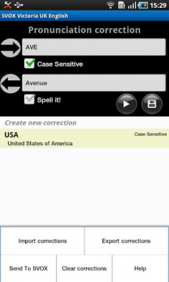 Screenshot of the application SVOX AU English Olivia Trial - #2