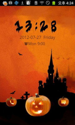 Screenshot of the application Halloween Pumpkin GO Locker - #1