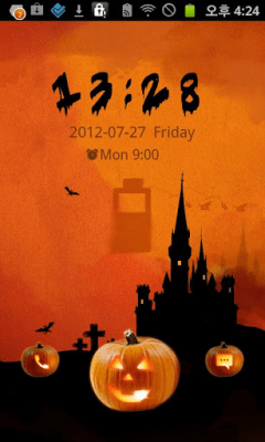 Screenshot of the application Halloween Pumpkin GO Locker - #2