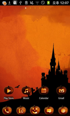 Screenshot of the application Halloween Pumpkin GO Locker - #3