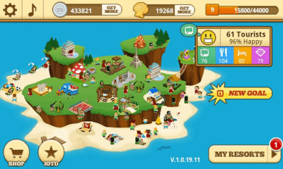 Screenshot of the application Tap Resort Party - #1