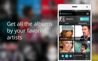 Screenshot of the application Torch Music - #6