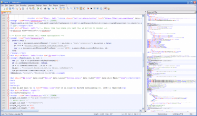Screenshot of the application Notepad++ Portable - #3