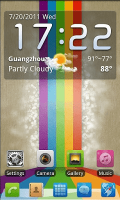 Screenshot of the application Classic Theme GO Launcher EX - #1