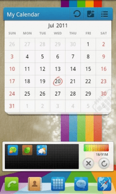Screenshot of the application Classic Theme GO Launcher EX - #2