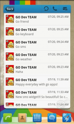 Screenshot of the application Classic Theme GO Launcher EX - #4