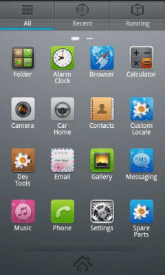Screenshot of the application Classic Theme GO Launcher EX - #6