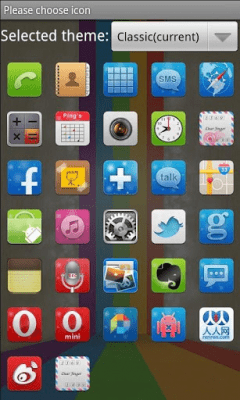 Screenshot of the application Classic Theme GO Launcher EX - #8