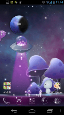 Screenshot of the application Acid Planet - GO Super Theme - #1