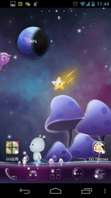 Screenshot of the application Acid Planet - GO Super Theme - #3