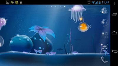 Screenshot of the application Acid Planet - GO Super Theme - #4