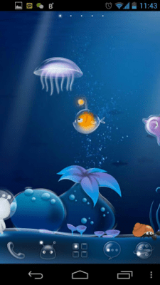 Screenshot of the application Acid Planet - GO Super Theme - #5