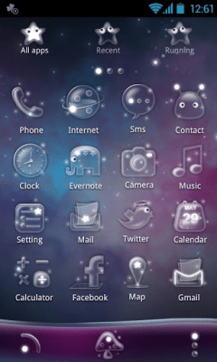 Screenshot of the application Acid Planet - GO Super Theme - #6