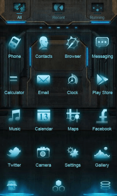 Screenshot of the application EVA Super Theme GO Launcher EX - #7