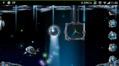 Screenshot of the application Cyber Planet Super Theme GO - #3