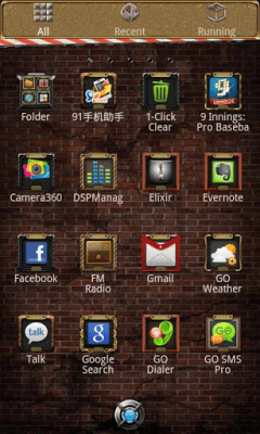 Screenshot of the application Old Factory GO Launcher theme - #4