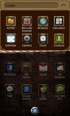 Screenshot of the application Old Factory GO Launcher theme - #5