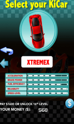 Screenshot of the application KiCar - #3