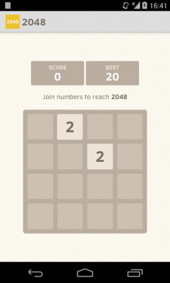 Screenshot of the application 2048 (maze game) - #3