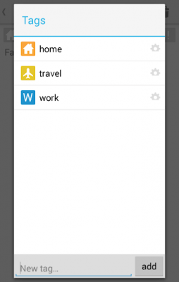 Screenshot of the application Tazzr personal assistant - #2