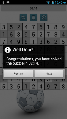Screenshot of the application Sudoku - #5
