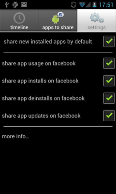 Screenshot of the application AppTicker - #3