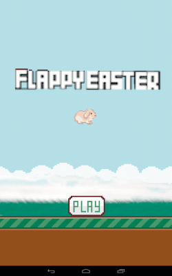 Screenshot of the application Flappy Easter - #1