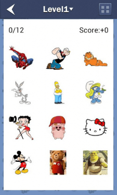 Screenshot of the application Logo Quiz by categories - #3