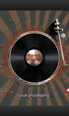 Screenshot of the application MagicSinger - #3