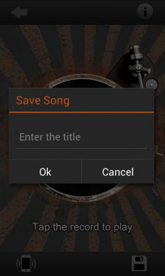 Screenshot of the application MagicSinger - #4