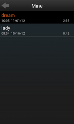 Screenshot of the application MagicSinger - #5