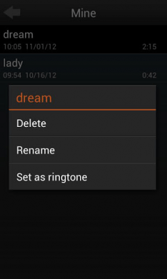 Screenshot of the application MagicSinger - #6