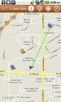 Screenshot of the application OpenCaching - #5