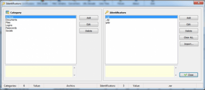 Screenshot of the application Parser Cap - #4