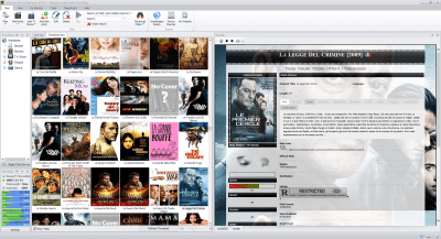 Screenshot of the application eXtreme Movie Manager - #1