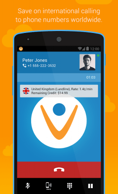 Screenshot of the application Vonage Mobile Call Video Text - #4