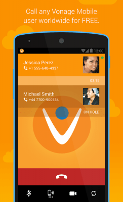 Screenshot of the application Vonage Mobile Call Video Text - #5
