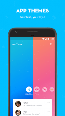 Screenshot of the application hike messenger - #1