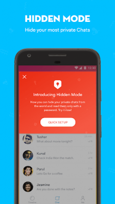 Screenshot of the application hike messenger - #5