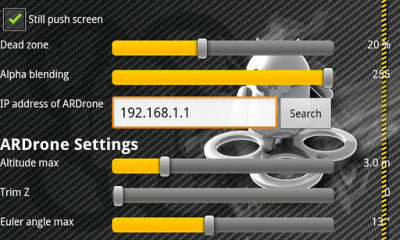 Screenshot of the application ARDroid - #7