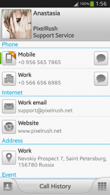 Screenshot of the application PP Theme – Sky Blue - #4