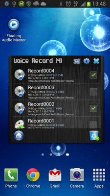 Screenshot of the application Audio Master Floating! - #6