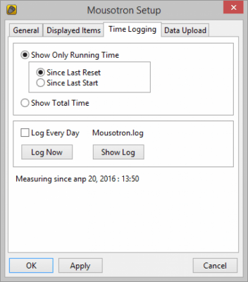 Screenshot of the application Mousotron - #5