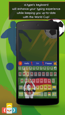 Screenshot of the application World Cup Live Online Keyboard - #1