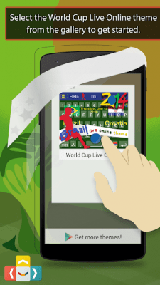 Screenshot of the application World Cup Live Online Keyboard - #4