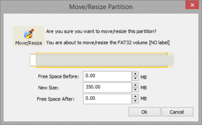 Screenshot of the application Free Partition Manager - #1