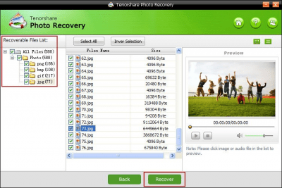 Screenshot of the application Photo Recovery - #3