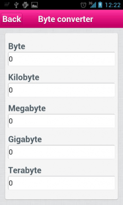 Screenshot of the application Byte Tools - #2