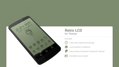 Screenshot of the application MYCOLORSCREEN LCD Retro Theme - #1