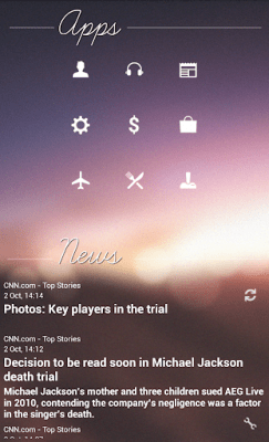 Screenshot of the application MYCOLORSCREEN Minimal White Theme - #3